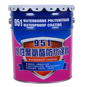 Polyurethane water based Liquid rubber waterproof coating for Roof waterproof membrane price