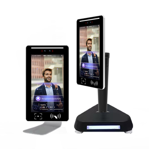 Face Recognition Punch Card QR Code Access <strong>Control</strong> Attendance 13.3 " Android System Customizable SDK Facial Recognition <strong>Device</strong> - Product Image 1