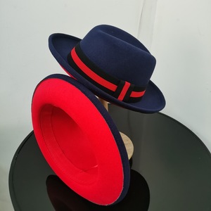 Cappelli Fedora Bicolore <span class=keywords><strong>di</strong></span> Alta Qualità per Uomo, Nuovi Modelli Autunno-Inverno, per Feste ed Eventi Eleganti - Product Image 5