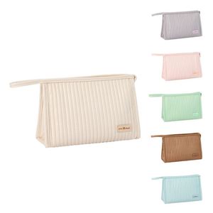 Travel Cosmetic Bag Large Capacity Makeup Bag PU Leather Travel Toiletry Bag - Product Image 5