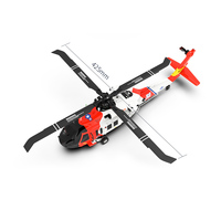 F09-S UH60 RC hélicoptère modèle 2.4G 6 axes gyroscope GPS positionnement de flux optique 5.8G FPV moteur sans balais 1:47 garde-côte sans barre