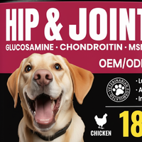 Friandises à mâcher pour chiens et chats, pour la santé des hanches et des articulations, avec glucosamine, soutien immunitaire et digestion sensible, 2,5 g, OEM ODM