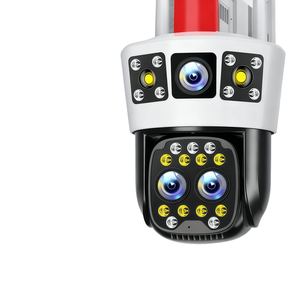 Anhua 4k ống kính kép ngoài trời wifi an ninh máy ảnh một cách âm thanh góc rộng màu đêm tầm nhìn ban đêm báo động NVR tương thích Yoosee CCTV IP - Product Image 4