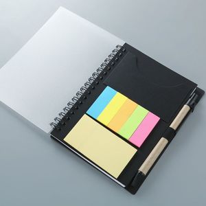 Custom Spiraal Binding Hotel <span class=keywords><strong>Notebook</strong></span> Plakkerig Notitieblok En <span class=keywords><strong>Pen</strong></span> Cadeau Set Met Logo - Product Image 4