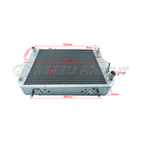 Radiateur hydraulique en aluminium pour chariot élévateur YX/H93D2 compatible H2000 Baoli Jixiang 490 Haute Qualité