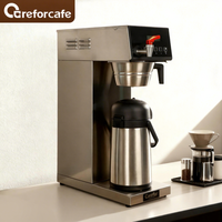 Fournitures de fabrication : Distributeur automatique de café filtre à eau chaude avec remplissage automatique pour restaurants