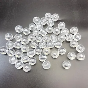 卸売業者プラスチック透明ラウンドビーズアクリルルースビーズキッズカップル用ルースビーズDiyジュエリー6mm-20mm