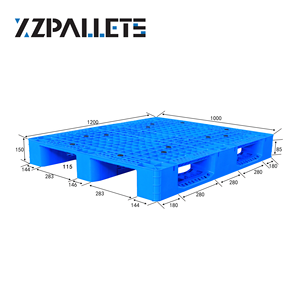 HDPE nhựa <span class=keywords><strong>Pallet</strong></span> 48x40 1200x1000 Tầng Kệ xếp chồng lưu trữ <span class=keywords><strong>Pallet</strong></span> Nhựa giá - Product Image 6