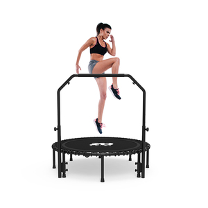 Zoshine Pro ev Rebounder 48 ", atletik eğitim ve performans için istikrarlı katlanır trambolin, yüksek yoğunluklu kardiyo egzersiz - Product Image 1