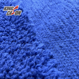 Kingcason Tùy Chỉnh Bán Buôn Phổ Biến Thiết Kế Chống Mài Mòn Đầy Màu Sắc Một Mặt Rắn <span class=keywords><strong>Sherpa</strong></span> Lông Cừu Vải Cho Quần Áo - Product Image 2