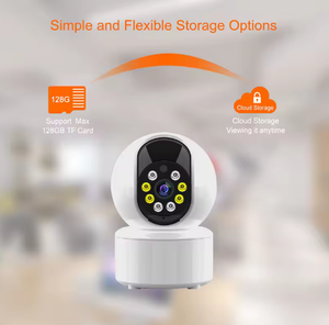 แอปโทรศัพท์แจ้งเตือนพร้อมกล้องวงจรปิด A10 ความละเอียด Full HD WiFi PTZ IP รองรับการมองเห็นในเวลากลางคืน สำหรับความปลอดภัยภายในบ้าน - Product Image 4