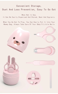 Vendita calda <span class=keywords><strong>kit</strong></span> per la cura del neonato 4 pz/set di sicurezza accessori per la cura del bambino tagliaunghie e più per i neonati per uso cucina - Product Image 5