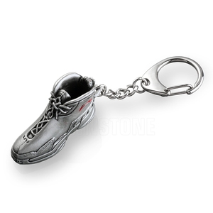 Nouveaux <span class=keywords><strong>porte</strong></span>-clés en alliage de zinc personnalisés avec logo, design vintage 3D de chaussures de <span class=keywords><strong>basket</strong></span>, légers, en gros, cadeaux pour la Fête des Pères 2026 - Product Image 1