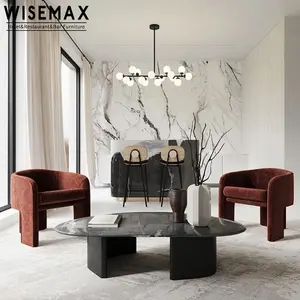 Wisemax Meubels Modern Huis Fauteuils Comfy Single Sofa Club Side Stoel Woonkamer Padden Stof Gestoffeerde Vrijetijdsstoel