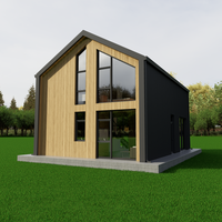 Casas Prefabricadas de Diseño de Lujo de 2 Pisos, Diseño Arquitectónico OEM/ODM, Villa Prefabricada con Estructura de Acero de Lujo, Nuevo Diseño de Vivienda Prefabricada