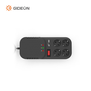 卸売 2KVA 自動電源タップ マルチプラグ 電圧レギュレーターソケット 家庭用サージプロテクター電源タップ USBポート付き - Product Image 4