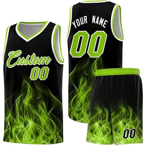 Black-neon GreenWhite