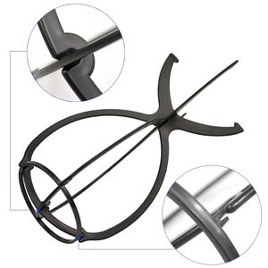 Vente en gros Portable Pliant Mannequin Tête Chapeau Affichage Trépied En Plastique <span class=keywords><strong>Perruque</strong></span> Titulaire Faire Des Supports pour Cheveux Humains Perruques Stand - Product Image 6