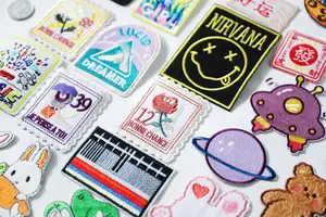 Patch Manufacturer Custom 3D Personalized Embroidery Patches Heat Press Sew On Iron On Embroidered Patches For Clothing Hats