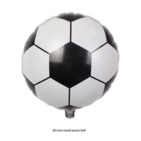 Ballon de football, de basket-ball, de baseball, de rugby de 18 pouces, ballon en aluminium, ballon décoratif pour bar