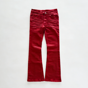 <span class=keywords><strong>Jeans</strong></span> da <span class=keywords><strong>Uomo</strong></span> Salati Personalizzati Rossi, Vestibilità Regolare, Vita Media, Stile High-Street in Denim Vintage Lavato - Product Image 3
