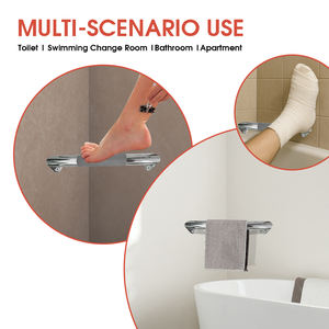 مقعد استحمام مثبت على الحائط ، مقعد استحمام بساق محلوق ، مقعد حمام مانع للإنزلاق ، مرايا - Product Image 5