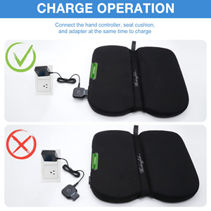 Portable Floding coussin de chaise chauffante coussin de siège hiver chaud doux confortable soutien coussin de siège de voiture chauffant pour hommes femmes conduite - Product Image 4