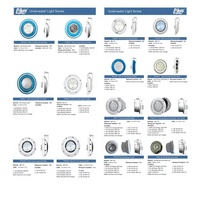 IP68 Unterwasser-Poolleuchte Wandmontierte Bodeneinbauleuchte Schwimmbadlampe ABS Edelstahl