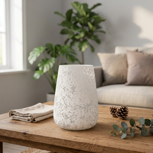 Portavelas Redondo Moderno de Vidrio, Hecho a Mano con Acabado de Mármol, Ecológico, Recipiente para Velas, Logotipo Personalizado, Decoración del Hogar, Decoración Navideña - Product Image 2