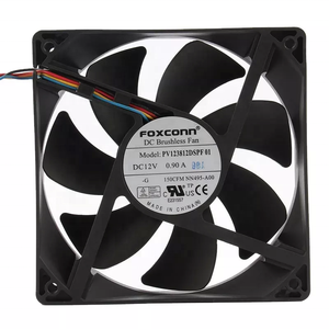 ใหม่ <span class=keywords><strong>Foxconn</strong></span> 24V 48V DC12V 0.90A EC 120X120X38MM AC 12038 12cm Dell อุตสาหกรรมแรงเหวี่ยง PV123812DSPF ระบายความร้อน01 - Product Image 1