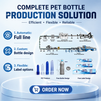 Ligne de remplissage d'eau automatique compacte 6000BPH à faible coût et à retour sur investissement élevé pour la production d'eau potable