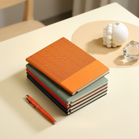 Ensemble cadeau élégant de carnet de notes en cuir PU, stylo, agenda de réunion, logo personnalisé, impression sérigraphique, bureau