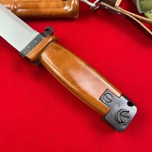 Customized 1095 Steel Fixed Blade <b>Plastic</b> Handle <b>Pocket</b> Knife Multifunctional DIY Expedition Survival ODM OEM Support 1 Year - Product Image 5