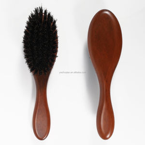 Brosse à cheveux Premium forme ovale Durable brosse à lisser les cheveux de haute qualité en gros brosse à cheveux en poils de sanglier brosse à cheveux bouclés - Product Image 5