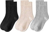 Chaussettes ras du cou pour femmes en rayonne de bambou 85% tricotée, douces, soyeuses, antibactériennes, absorbantes et respirantes, vente en gros, durables