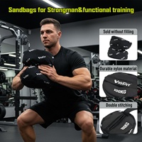 Sac de fitness VIGFIT Heavy Duty, sac de sable pour entraînement, sac de sable avec poignées, sac lesté pour entraînement fonctionnel