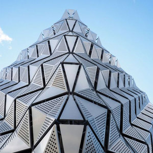 Al aire libre edificio <span class=keywords><strong>de</strong></span> aluminio Interior decorativo <span class=keywords><strong>de</strong></span> pared <span class=keywords><strong>de</strong></span> Metal revestimiento <span class=keywords><strong>de</strong></span> fachada 3D <span class=keywords><strong>de</strong></span> aluminio sólido Panel - Product Image 3