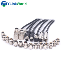 Connecteur de câble étanche mâle-femelle 2 3 4 5 6 7 8 9 10 12 13 14 15 16 17 18 19 broches M5 M8 M12 M16 M23