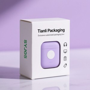 Custom Popular USB Cable Paper Box Biodegradable Music Speakers Packaging Box Digital Printing Electronics Paper Boxes - Product Image 2