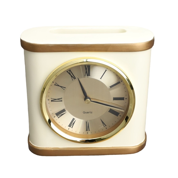 Креативные настольные часы с орнаментом, настольные украшения