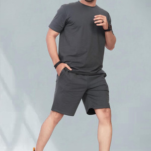 High Street <b>Twin</b> <b>Sets</b> For Men New Fashion 100% Organic Cotton <b>Twin</b> <b>Sets</b> Hot Sale New Arrival Men Summer Casual Shorts <b>Sets</b> - Product Image 4