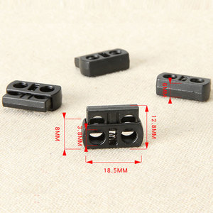 <b>Clip</b> Buckle Alloy Metal <b>Spring</b> Buckles With Eyelets 10.1mm For Bags Textile Accessories - Product Image 3