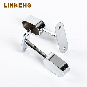 <span class=keywords><strong>Support</strong></span> de plafond ovale LINKCHO <span class=keywords><strong>pour</strong></span> <span class=keywords><strong>tringle</strong></span> à vêtements non amovible, en alliage de zinc, avec trou de fixation <span class=keywords><strong>pour</strong></span> tube de penderie - Product Image 4