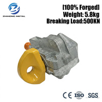Système de verrouillage de sécurité semi-automatique à torsion pour la logistique portuaire, en acier forgé haute résistance, galvanisé à chaud, 250KN