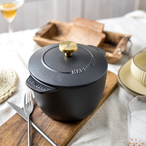 Fours hollandais <span class=keywords><strong>en</strong></span> <span class=keywords><strong>fonte</strong></span> antiadhésifs, marmite <span class=keywords><strong>en</strong></span> émail, Mini Casserole de cuisine avec couvercle - Product Image 1