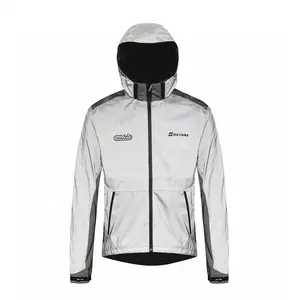 Oszone jaqueta de ciclismo masculina, casaco de manga longa reflexivo com manga longa para homens 360