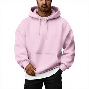 Sweat-shirt à capuche zippé pour homme, coupe classique, couleur unie, en coton peigné 100 %, respirant, écologique, manches classiques, décontracté - Product Image 1