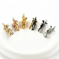 Collier pendentif chic en acier inoxydable pour couple, symbole d'amour élégant, couleur mixte, cadeau de bijoux pour la Saint-Valentin et anniversaire