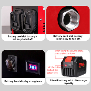 High-efficiency Portable <b>Pump</b> Lithium <b>Battery</b> Powered Kit Self-priming 21V 5-50L/min Flow Rate Aluminum High ZS-B20 Lithium Batt - Product Image 6