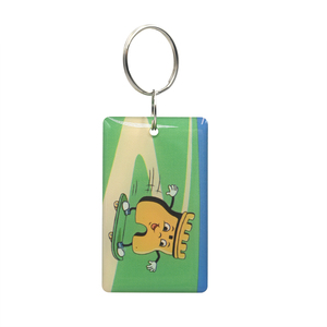 13.56MHz tùy chỉnh in ấn <span class=keywords><strong>Mifare</strong></span> cổ điển Ev1 1K NFC và UHF 40*25 mét RFID epoxy keycard với vòng kim loại để kiểm soát truy cập - Product Image 3